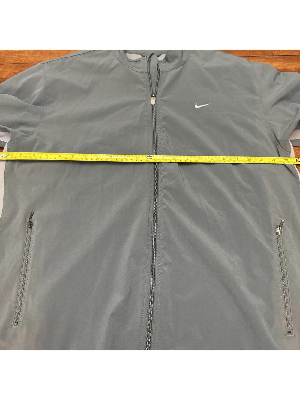 Nike Grey Logo Windbreaker, Mens XL - Picture 6 of 7